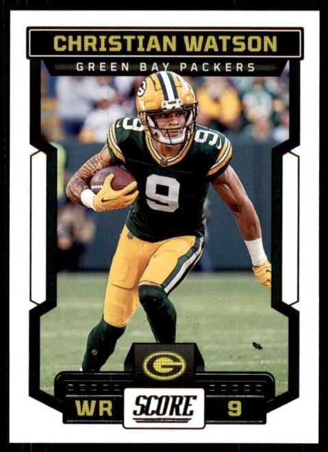 2023 Score #93 Christian Watson Green Bay Packers NFL Football Trading Card
