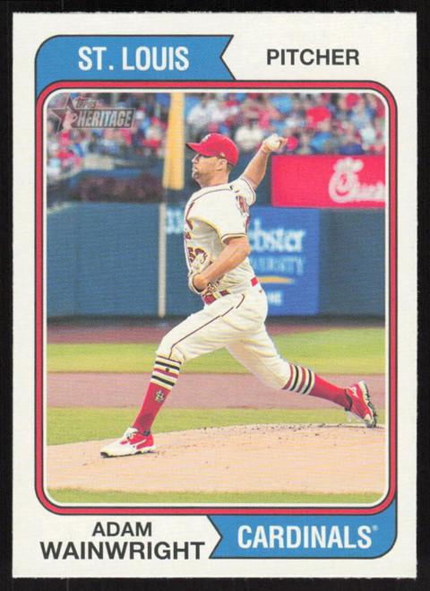 2023 Topps Heritage #175 Adam Wainwright St. Louis Cardinals MLB Baseball Trading Card 2023 Topps Heritage #175 Adam Wainwright St. Louis Cardinals MLB Baseball Trading Card