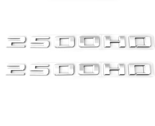 2021 OEM 2500HD Emblems 3D Letters Badges Replacement for Silverado Fits 2020-2021 Silverado Custom Genuine Parts 84806909 Chrome