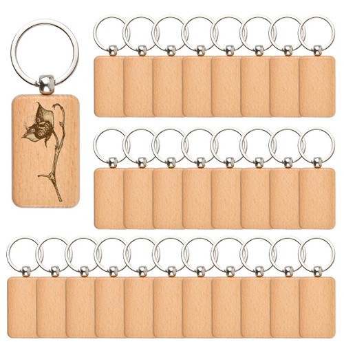 OTYMIOW 30PCS Wooden Keychain Blanks Unfinished Wood Keychain Blanksd Key Ring Key Tag Wood Engraving Blank Wooden Keychains Wood Blanks Key Chain Bulk for DIY Crafts Gift Accessories OTYMIOW 30PCS Wooden Keychain Blanks Unfinished Wood Keychain Blanksd Key Ring Key Tag Wood Engraving Blank Wooden Keychains Wood Blanks Key Chain Bulk for DIY Crafts Gift Accessories