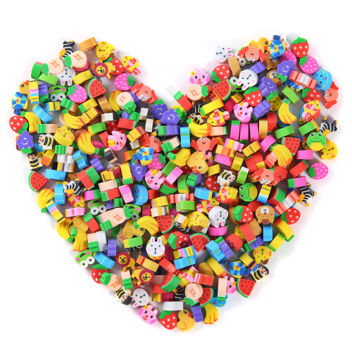 300 Pieces Mini Animal Fruit Collection Erasers for Kids, Bulk Small Pencil Erasers for Classroom Homework Rewards, Party Favors, Gift Filling 300 Pieces Mini Animal Fruit Collection Erasers for Kids, Bulk Small Pencil Erasers for Classroom Homework Rewards, Party Favors, Gift Filling