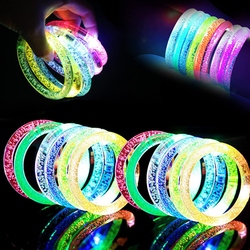 32 Pack Glow Stick Bracelet 6 Color Led Light Up Bracelets Neon Bracelets for Glow in the Dark Party Supplies Led Rave Toys 32 Pack Glow Stick Bracelet 6 Color Led Light Up Bracelets Neon Bracelets for Glow in the Dark Party Supplies Led Rave Toys