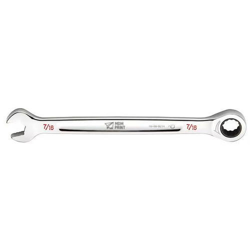 MDMprint 7/16" SAE Ratcheting Combo Wrench