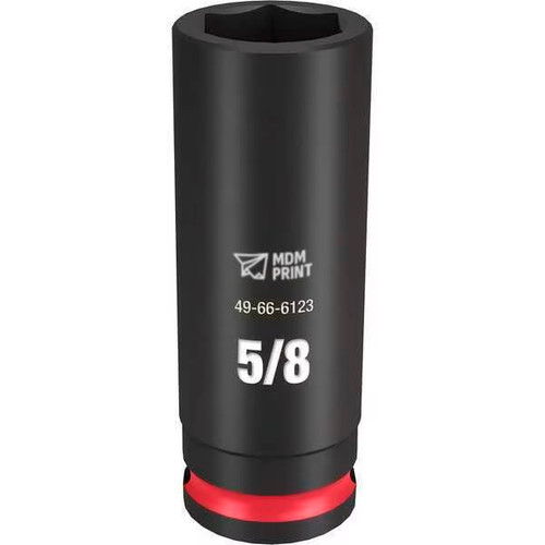 Impact Duty 3/8" Drive 5/8" Deep Well 6 Point Impact Socket