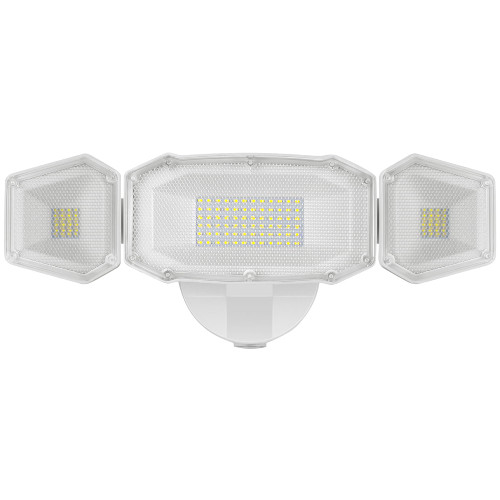 CINOTON LED Outdoor Security Flood Lights 50W with 3 Adjustable Heads, 6000LM IP65 Waterproof Aluminum Wall Lights 5000K Daylight for Garage Eave Yard Porch Garden Front Door, White CINOTON LED Outdoor Security Flood Lights 50W with 3 Adjustable Heads, 6000LM IP65 Waterproof Aluminum Wall Lights 5000K Daylight for Garage Eave Yard Porch Garden Front Door, White