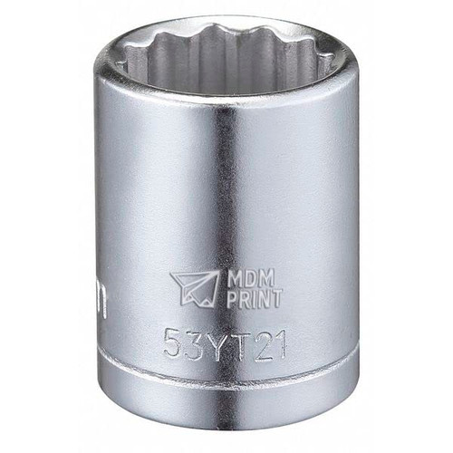 3/8 in Drive, 13mm Triple Square Metric Socket, 12 Points