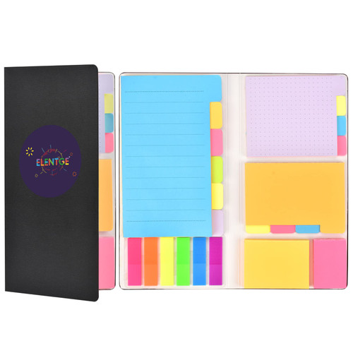 ELENTGE Sticky Notes Set Sticky Notes Tabs Divider Sticky Notes Planner Sticky Notes Sticky Note Dividers Tabs Book Notes Office Supplies Back to School Supplies Mixing Colors 410 Pack