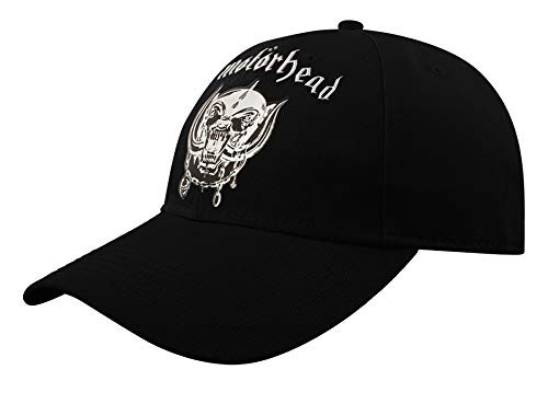 Motorhead Sonic Silver Warpig Baseball Cap Black, Black, One Size