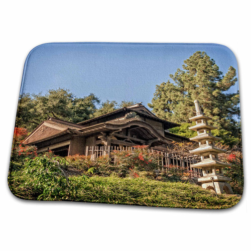 3dRose A Japanese House and Garden with Pagoda - Bathroom Bath Rug Mats (rug-180520-1) 3dRose A Japanese House and Garden with Pagoda - Bathroom Bath Rug Mats (rug-180520-1)
