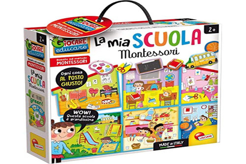 Liscianigiochi Montessori School Preschool Educational Game, Multicoloured, 85637