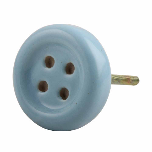 Indian Shelf 16 Pack Kids Knobs | Turquoise Knobs and Pulls | Button Cabinet Knobs | Ceramic Handle Pulls | Unique Cabinet Knobs | Knobs for Dresser | Kids Dresser Knobs