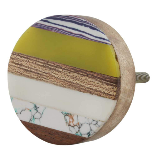 Indian Shelf 10 Pieces Dresser Knobs for Kids | Vintage Children's Drawer Pulls and Knobs | Bulk Drawer Pulls Multicolor | Knob Wood | Cabinet Knobs Vintage | Single Drawer Knob