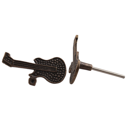 Indian Shelf 14 Pieces Bulk Cabinet Pulls | Guitar Knob | Antique Bulk Cabinet Knobs | Iron Cute Drawer Knobs | Dresser Knobs Nursery | Knob Pulls