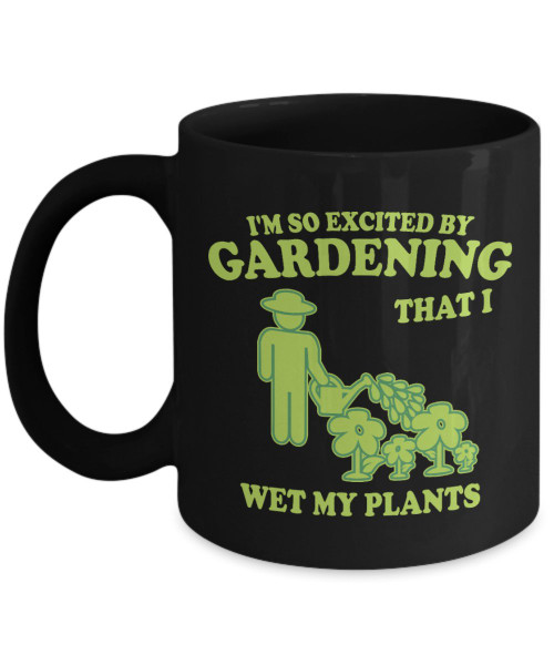 Garden Lover Gifts Funny Gardening Coffee Mug Gardener Plant Whisperer - I Wet My Plants
