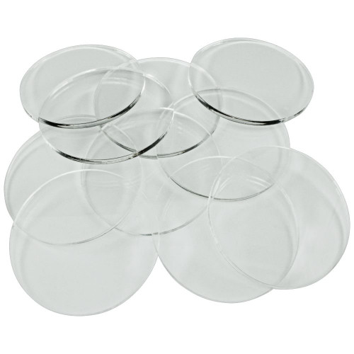 LITKO Clear Miniature Bases, Circular 3 Inch, 3mm Clear (10)