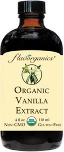 Flavorganics Vanilla Extract, 4 Ounce