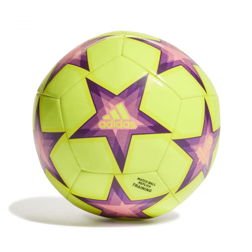 adidas UCL Club Void Football Ball (Machine-Stitched), Unisex, Solar Yellow/Beam Pink/Pantone, 5