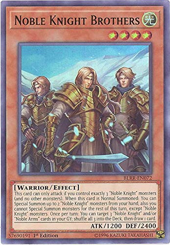 Noble Knight Brothers - BLRR-EN072 - Ultra Rare - 1st Edition
