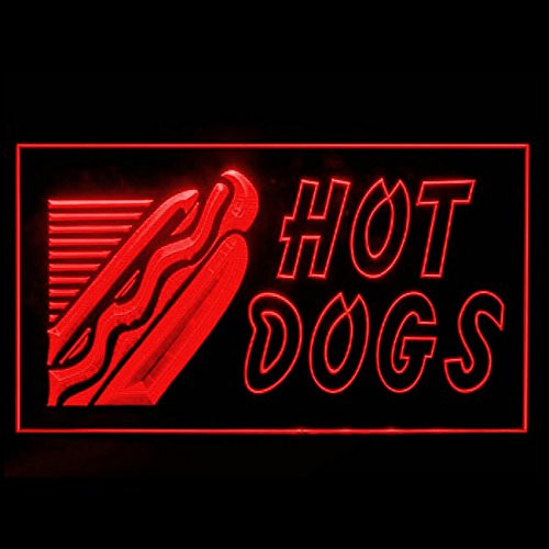 110033 Hot Dogs Chili Chicago Coffee Cafe Shop Display LED Light Neon Sign