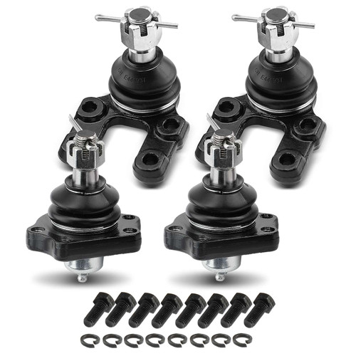 A-Premium Set of 4, Front Upper & Lower Ball Joints Kit, Compatible with Nissan Pathfinder 1987-1995, 720 1983-1986, D21 1986-1994, Pickup 1995-1997, Replace # K9022 K9347