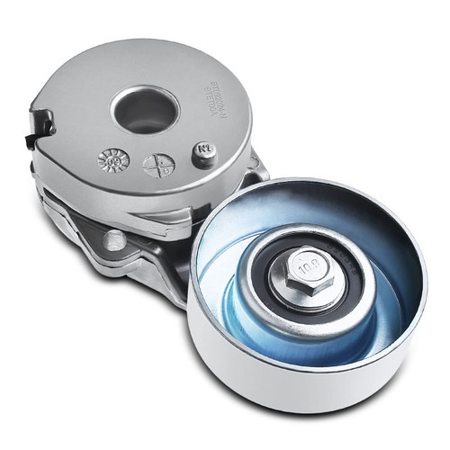 A-Premium Belt Tensioner Assembly with Pulley Compatible with Nissan NV200 2013-2019, Tiida 2007-2016, Cube 2009-2014, Sentra 2007-2012, Replace# 11955ET00A, 11955JD20A