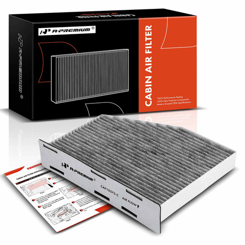 A-Premium Cabin Air Filter with Activated Carbon Compatible with Volkswagen Jetta, Passat, Golf, Tiguan, Beetle, CC, Eos, GTI, Rabbit & Audi A3 Quattro, Q3 Quattro, TT Quattro, Replace# 1K0819644B A-Premium Cabin Air Filter with Activated Carbon Compatible with Volkswagen Jetta, Passat, Golf, Tiguan, Beetle, CC, Eos, GTI, Rabbit & Audi A3 Quattro, Q3 Quattro, TT Quattro, Replace# 1K0819644B