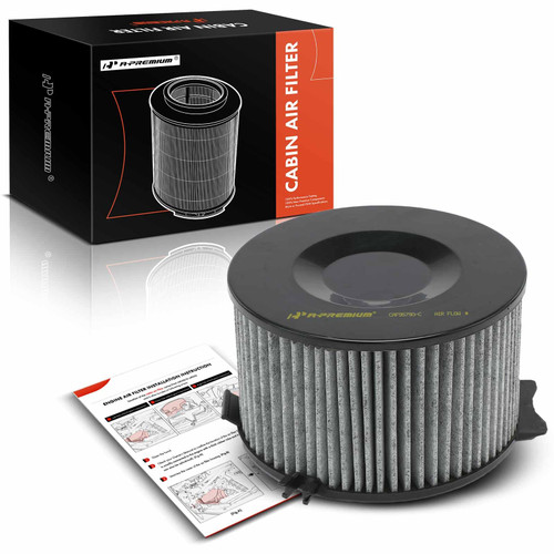 A-Premium Cabin Air Filter with Activated Carbon Compatible with Volkswagen Eurovan 1999 2000 2001 2002 2003, Replace# 7D0819989