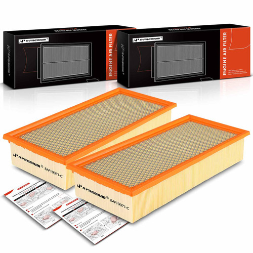 A-Premium Front 2-PC Engine Air Filter Compatible with Ford F-250 Super Duty, F-350 Super Duty, F-450 Super Duty, F-550 Super Duty, F-53 Motorhome Chassis, F-59 Commercial Stripped Chassis, Transit A-Premium Front 2-PC Engine Air Filter Compatible with Ford F-250 Super Duty, F-350 Super Duty, F-450 Super Duty, F-550 Super Duty, F-53 Motorhome Chassis, F-59 Commercial Stripped Chassis, Transit