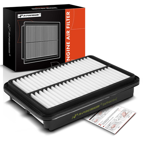 A-Premium Engine Air Filter Compatible with Hyundai Santa Fe 2001 2002 2003 2004 2005 2006, 2.4L 2.7L 3.5L