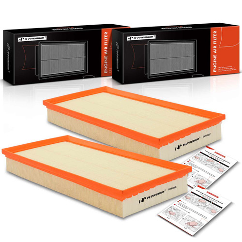 A-Premium 2-PC Engine Air Filter Compatible with Audi TT (Quattro) 2000-2006 & Volkswagen Jetta 1999-2005, Golf 1999-2006, Beetle 1998-2010, Jetta City, Golf City, R32 A-Premium 2-PC Engine Air Filter Compatible with Audi TT (Quattro) 2000-2006 & Volkswagen Jetta 1999-2005, Golf 1999-2006, Beetle 1998-2010, Jetta City, Golf City, R32
