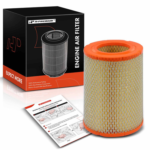 A-Premium Engine Air Filter Compatible with Buick Rainier & Chevrolet Trailblazer & GMC Envoy & Isuzu Ascender & Oldsmobile Bravada & Saab 9-7x & Saturn Ion