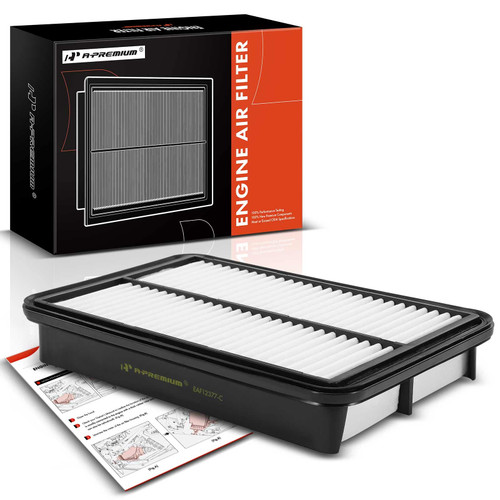 A-Premium Engine Air Filter Compatible with Chevrolet Prizm & Mazda Millenia & Toyota Corolla, 1993-2002, Rigid Panel, Replace# 17801-02030