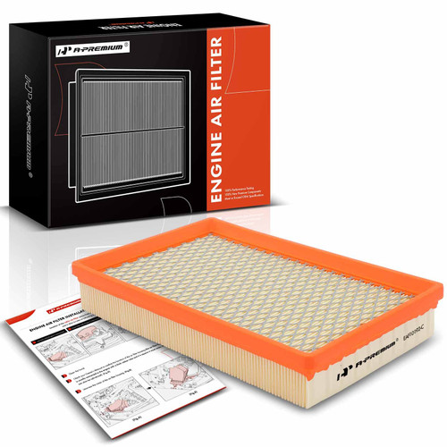 A-Premium Engine Air Filter Compatible with Chrysler PT Cruiser 2006 2007 2008 2009 2010, Flexible Panel, Replace# 4891691AA