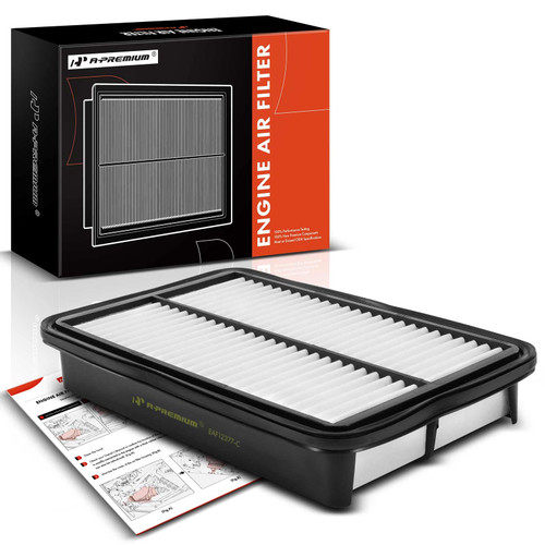 A-Premium Engine Air Filter Compatible with Geo Prizm & Toyota Celica, Corolla, MR2 Spyder, 1988-2005, Rigid Panel, Replace# 17801-16040