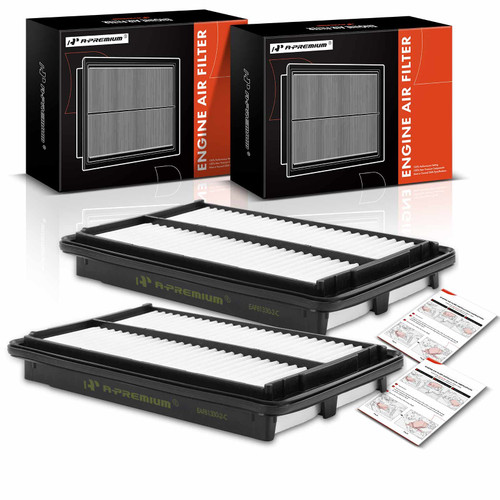 A-Premium 2-PC Engine Air Filter Compatible with Honda Accord 1998 1999 2000 2001 2002 L4 2.3L A-Premium 2-PC Engine Air Filter Compatible with Honda Accord 1998 1999 2000 2001 2002 L4 2.3L