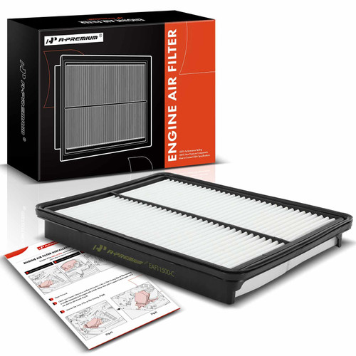 A-Premium Engine Air Filter Compatible with Hyundai Santa Fe, Santa Fe Sport, Santa Fe XL & Kia Sorento, 2013-2019, 2.0L 2.4L 3.3L, Rigid Panel, Replace# 281132W100