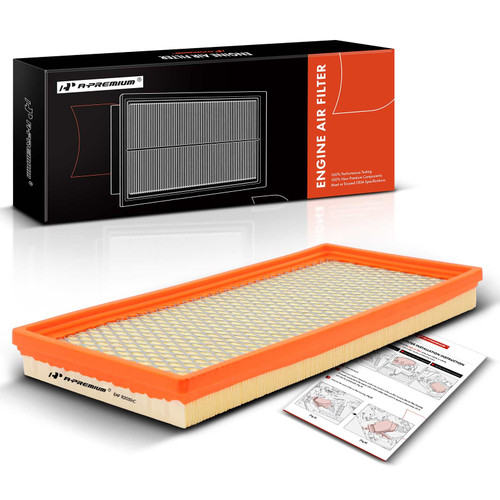 A-Premium Engine Air Filter Compatible with Jeep TJ, Wrangler 1997 1998 1999 2000-2006, 2.4L 2.5L 4.0L