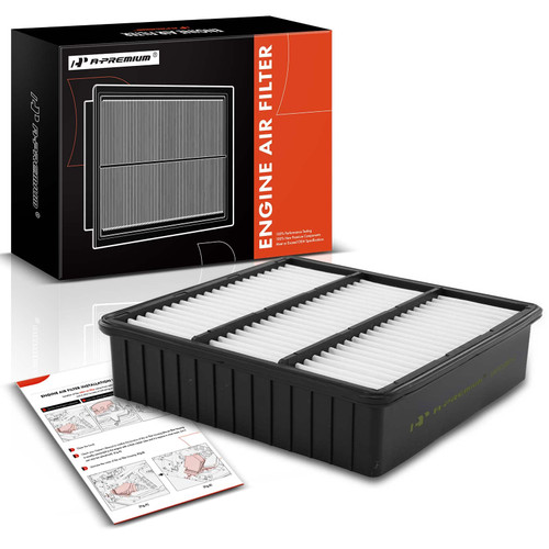 A-Premium Engine Air Filter Compatible with Mitsubishi Lancer 2002-2007 2011, Mirage 1997-2002, Outlander 2003-2006