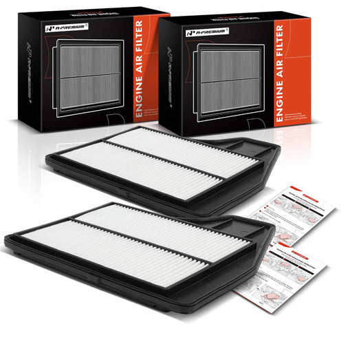 A-Premium Engine Air Filter Compatible with Nissan Altima 2013 2014 2015 2016 2017 2018, Fit for Sedan & L4 2.5L Engine, Rigid Panel Air Filter, Pack of 2