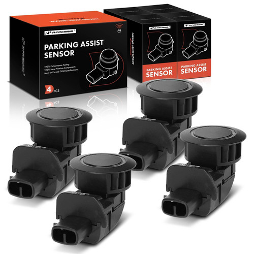 A-Premium 4-PC Bumper Reverse Backup Parking Assist Sensor Compatible with Select Lexus Models - LS430 2001-2006, Replace# 89341-50050, 89341-50040