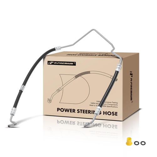 A-Premium Power Steering Hose Pressure Hose Line Assembly Compatible with Dodge Charger 2006-2010, Challenger 2008-2010, Magnum 2005-2008 & Chrysler 300 2005-2010, Pump To Gear, Replace# 4782518AH