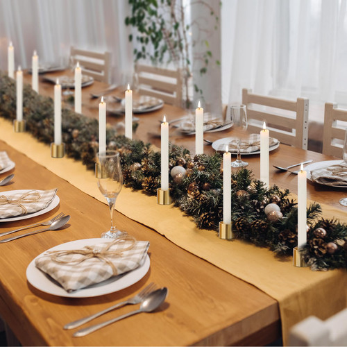 Sziqiqi Candle Sticks Candleholders for Wedding - Unique Aluminium Candlestick Holders Pack of 12 for Taper Candles Wedding Vintage Candle Holder Gold Centerpieces for Holidays Anniversary Sziqiqi Candle Sticks Candleholders for Wedding - Unique Aluminium Candlestick Holders Pack of 12 for Taper Candles Wedding Vintage Candle Holder Gold Centerpieces for Holidays Anniversary