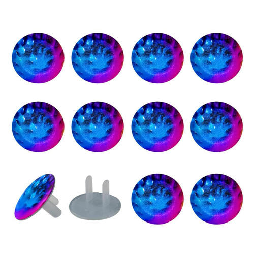 Outlet Plug Covers (24 Pack) Electrical Protector Safety Caps Socket Covers for Home- Abstract
