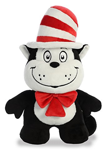 Aurora World 15911 11" Cat in The Hat Dood PLUSHIE, 11", Black, Red, White