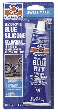 Permatex 80022 3 Oz Sensor-Safe Blue RTV Silicone Gasket Maker