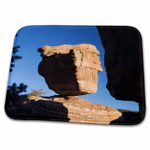 3dRose Balanced Rock, Garden of The Gods, CO, USA - NA02 RNU0070 -... - Dish Drying Mats (ddm-84233-1)
