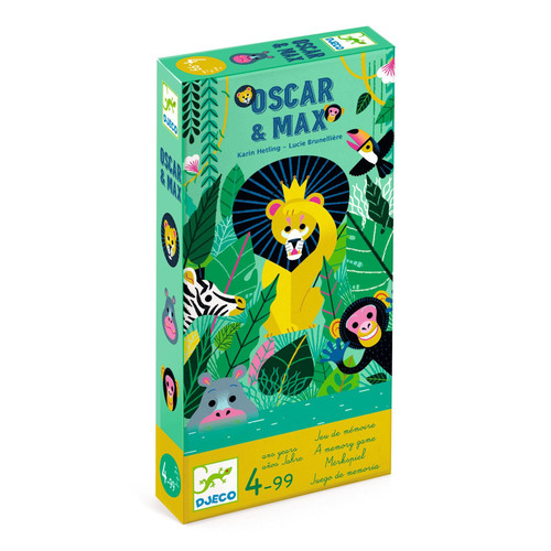 DJECO Oscar & Max Wooden Board Game