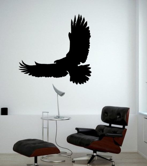 Eagle Vinyl Wall Decal, Flying Bald Eagle Sticker, Patriotic Flag Bird, Soaring Eagle, Bald Eagle Wall Art, Home Office Wall Decor, Truck Trailer Graphic (20 X 20 inches) Eagle Vinyl Wall Decal, Flying Bald Eagle Sticker, Patriotic Flag Bird, Soaring Eagle, Bald Eagle Wall Art, Home Office Wall Decor, Truck Trailer Graphic (20 X 20 inches)