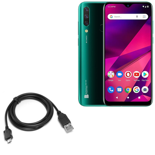 BoxWave Cable Compatible with BLU G80 - DirectSync Cable, Durable Charge and Sync Cable for BLU G80