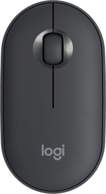 Logitech Pebble i345 Bluetooth Optical Mouse for iPad - No Wireless Receiver - Graphite (Renewed)